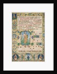 Pair of Graduals: Initial with St. Andrew and Mass for the Dead, c. 1480 by Jacopo Filippo d' Argenta