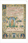 Pair of Graduals: Initial with St. Andrew and Mass for the Dead, c. 1480 by Jacopo Filippo d' Argenta