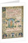 Pair of Graduals: Initial with St. Andrew and Mass for the Dead, c. 1480 by Jacopo Filippo d' Argenta