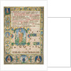 Pair of Graduals: Initial with St. Andrew and Mass for the Dead, c. 1480 by Jacopo Filippo d' Argenta