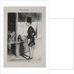 Parisian Emotions, plate 3: I Have Three Sous!, 1839 by Honoré Daumier