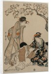 Parody of an Imperial Carriage Scene, c. 1798 by Kitagawa Utamaro