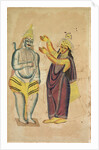 Parvati Placing a Wedding Garland on Shiva, 1800s by Unknown