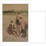 Passengers in a Ferry Boat on the Sumida River, 1784 by Torii Kiyonaga