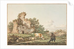 Pastoral Landscape with a Ruin, 1799 by Jacob Cats
