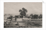 Pavilion at the Edge of a River by Alexandre-Gabriel Decamps