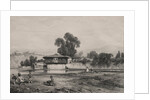 Pavilion at the Edge of a River by Alexandre-Gabriel Decamps