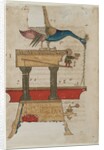 Peacock-shaped Hand Washing Device; Text Page, Arabic Prose, 1315 by Unknown