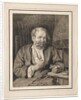 Peasant Sitting at a Table, Smoking a Pipe, 1817-1821 by Johann Nepomuk Strixner