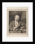 Peasant Sitting at a Table, Smoking a Pipe, 1817-1821 by Johann Nepomuk Strixner
