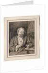 Peasant Sitting at a Table, Smoking a Pipe, 1817-1821 by Johann Nepomuk Strixner