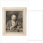 Peasant Sitting at a Table, Smoking a Pipe, 1817-1821 by Johann Nepomuk Strixner