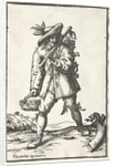 Peasant with Hoe, Basket and Hen by Ludolph Büsinck