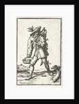 Peasant with Hoe, Basket and Hen by Ludolph Büsinck