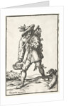Peasant with Hoe, Basket and Hen by Ludolph Büsinck