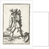 Peasant with Hoe, Basket and Hen by Ludolph Büsinck