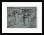 Peasants Carrying Fagots, c. 1896 by Camille Pissarro