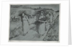 Peasants Carrying Fagots, c. 1896 by Camille Pissarro