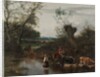 Peasants Crossing a Stream, c. 1670 by Jan Siberechts