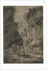 Peasants in a Rocky Landscape, second third 1600s by Jan Wouwerman