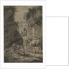 Peasants in a Rocky Landscape, second third 1600s by Jan Wouwerman