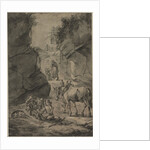 Peasants in a Rocky Landscape, second third 1600s by Jan Wouwerman