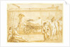 Peasants with a Farm-cart, c. 1790 by Giovanni Domenico Tiepolo