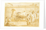 Peasants with a Farm-cart, c. 1790 by Giovanni Domenico Tiepolo