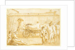 Peasants with a Farm-cart, c. 1790 by Giovanni Domenico Tiepolo