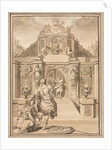 Perseus and Minerva before a Temple by Jan Goeree