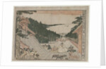 Perspective Pictures for The Treasure House of Loyalty, c. 1790s by Kitao Masayoshi