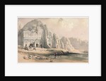 Petra, Eastern End of the Valley, 1839 by David Roberts