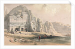 Petra, Eastern End of the Valley, 1839 by David Roberts