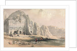 Petra, Eastern End of the Valley, 1839 by David Roberts