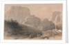 Petra, Lower End of the Valley, Viewing the Acropolis, 1839 by David Roberts