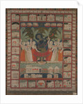Pichvai with the Worship of Shri Nathaji, 1825-1850 by Unknown