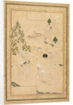 Picnic in the Mountains; Single Page Illustration, c. 1550-1600 by Muhammadi (style of)