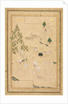 Picnic in the Mountains; Single Page Illustration, c. 1550-1600 by Muhammadi (style of)