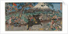 Picture of Minamoto no Yoritomo's Hunt on the Slopes of Mount Fuji, mid 1840s by Utagawa Yoshifuji