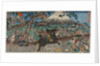Picture of Minamoto no Yoritomo's Hunt on the Slopes of Mount Fuji, mid 1840s by Utagawa Yoshifuji
