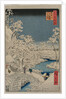 Picture of Twilight at the Drum Bridge in Meguro…, 1857 by Ando Hiroshige