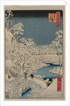 Picture of Twilight at the Drum Bridge in Meguro…, 1857 by Ando Hiroshige