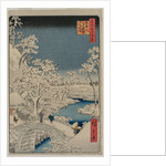 Picture of Twilight at the Drum Bridge in Meguro…, 1857 by Ando Hiroshige