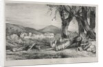 Picturesque and Romantic Journeys in Old France: Auvergne, Gorge of Royat, Plate 79, 1830 by Eugène Isabey
