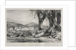 Picturesque and Romantic Journeys in Old France: Auvergne, Gorge of Royat, Plate 79, 1830 by Eugène Isabey