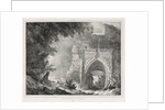 Picturesque and Romantic Journeys in Old France: Ruins of the Palace of the White Queen, 1824 by Alexandre-Evariste Fragonard