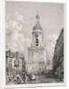 Picturesque and Romantic Travels in Old France, Picardie: The Belfry Tower of Amiens…, 1835 by Louis Haghe; Thierry Brothers