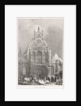 Picturesque and Romantic Trips in Old France, Franche-Compté: Front of the Church at Brou, 1825 by Richard Parkes Bonington