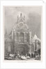 Picturesque and Romantic Trips in Old France, Franche-Compté: Front of the Church at Brou, 1825 by Richard Parkes Bonington