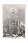 Picturesque and Romantic Trips in Old France, Franche-Compté: Front of the Church at Brou, 1825 by Richard Parkes Bonington